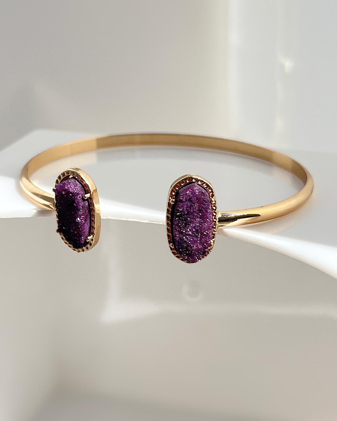 دست بند بنگل کریستالی زنانه I AM