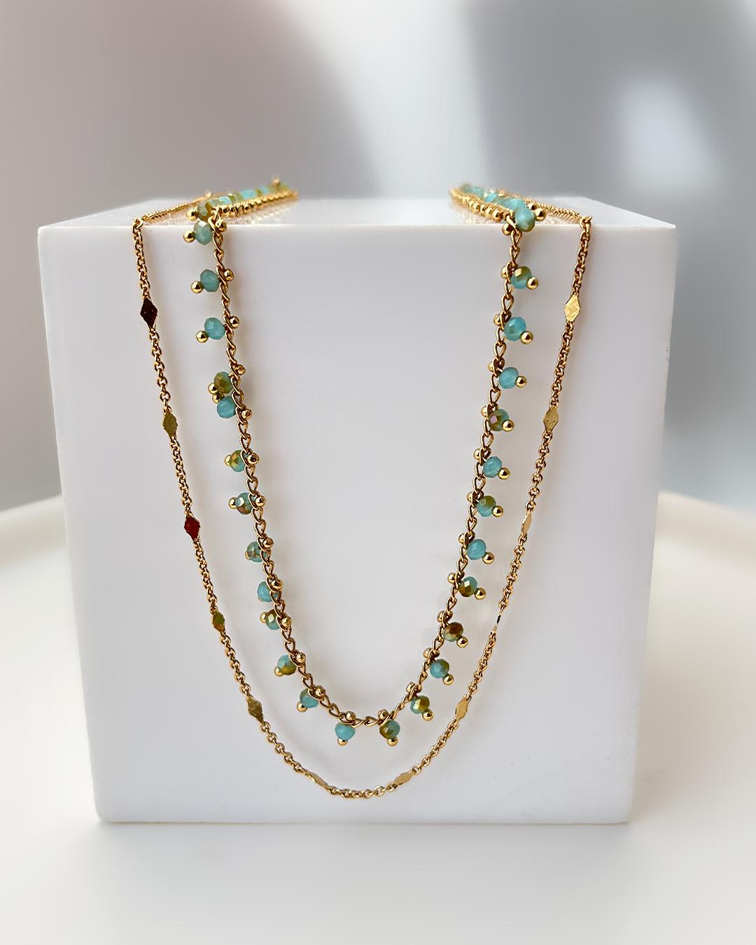 گردنبند فیروزه زنانه Tosh