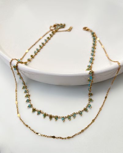 گردنبند فیروزه زنانه Tosh