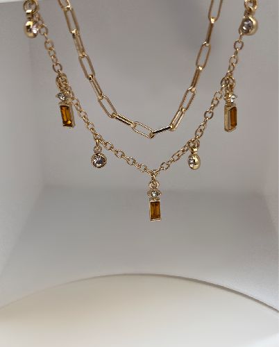 دست بند دو‌لاین آویز دار زنانه Six