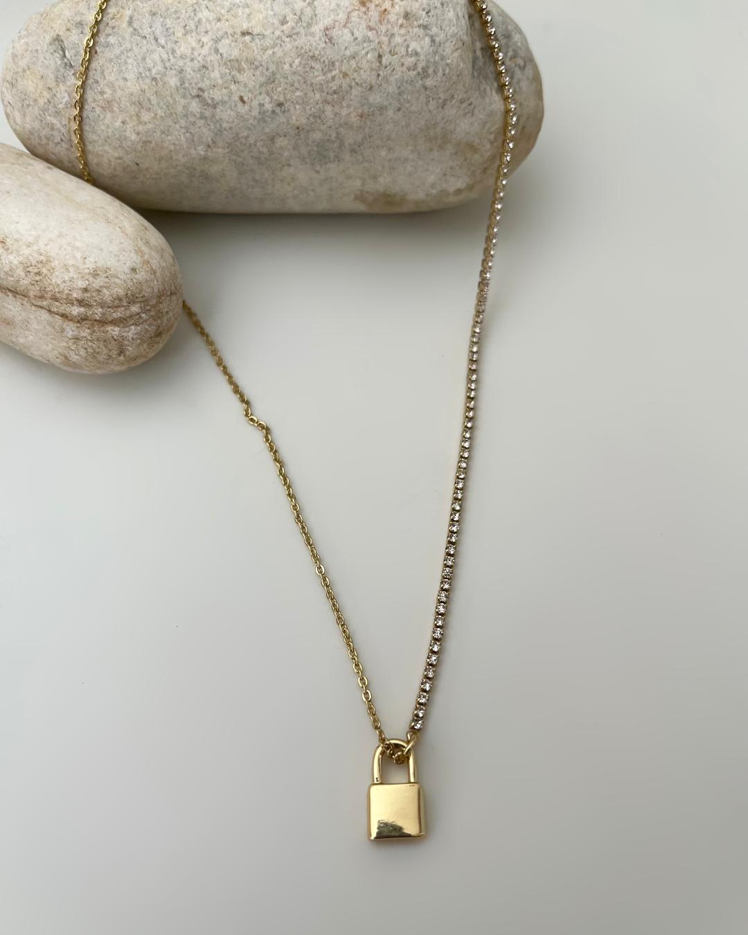 گردنبند قفلی زنانه Tosh