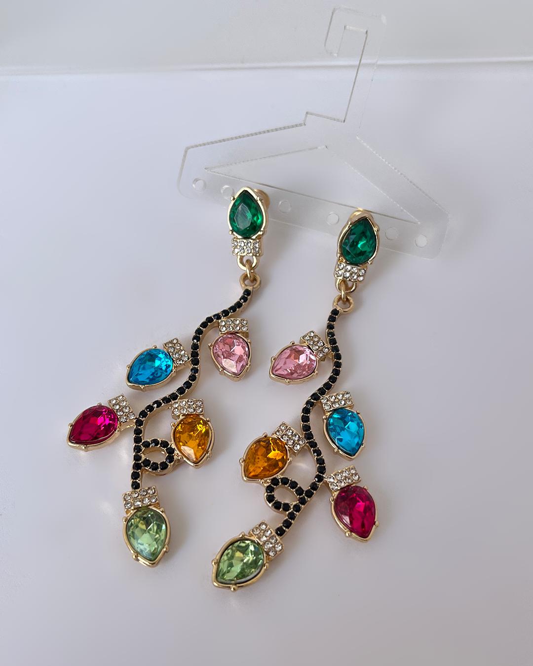 گوشواره مولتی کالر زنانه I AM