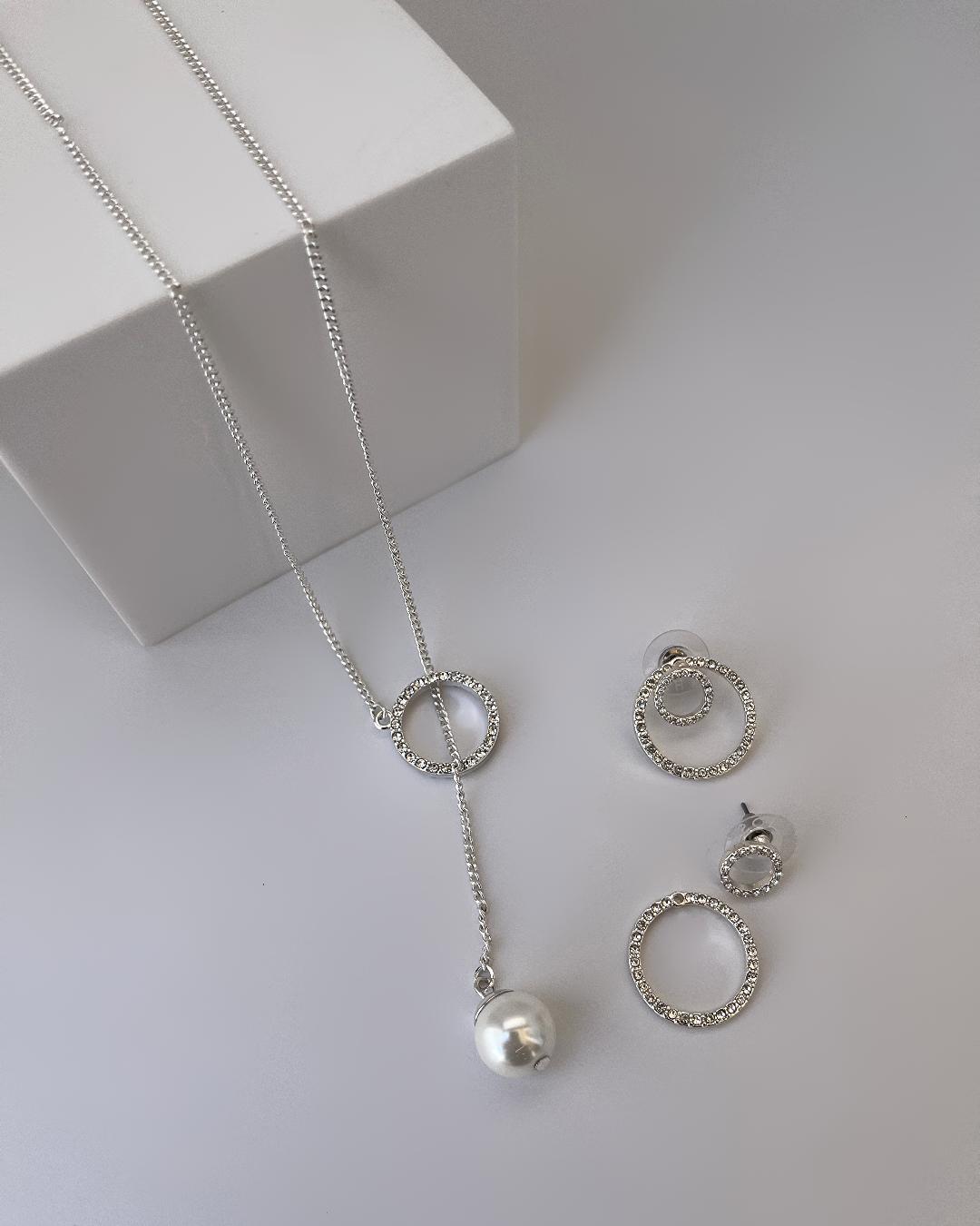 ست بدلیجات رولباسی و گوشواره زنانه Tosh