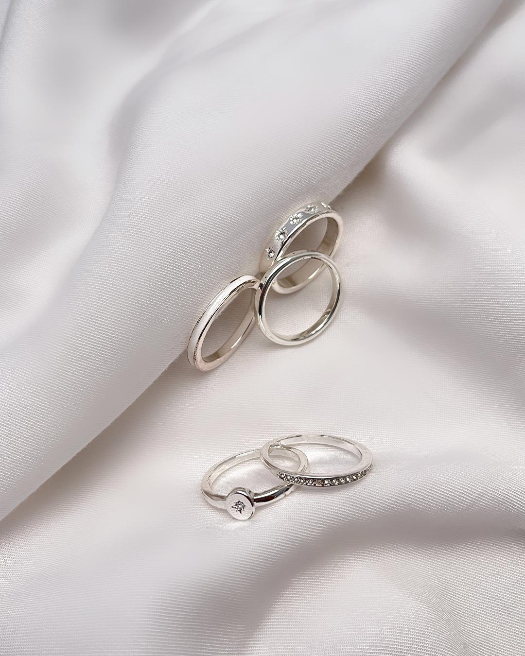 انگشتر پک ۵ عددی زنانه Freebrand