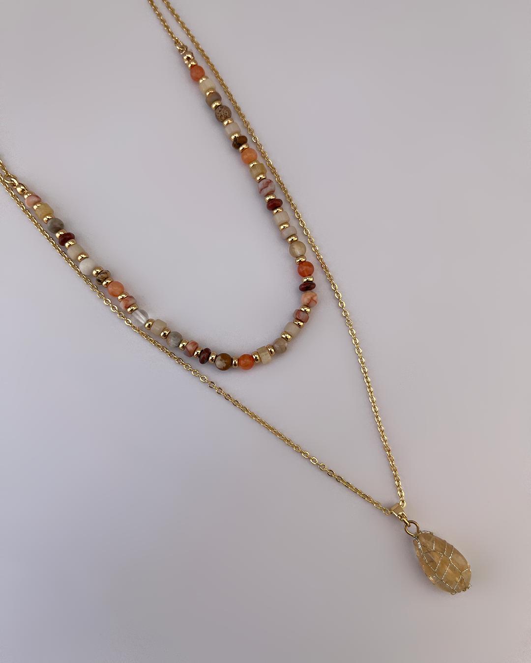 گردنبند 2لاین زنانه Tosh