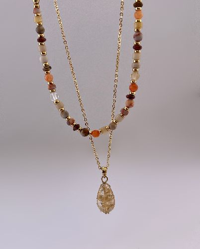 گردنبند 2لاین زنانه Tosh