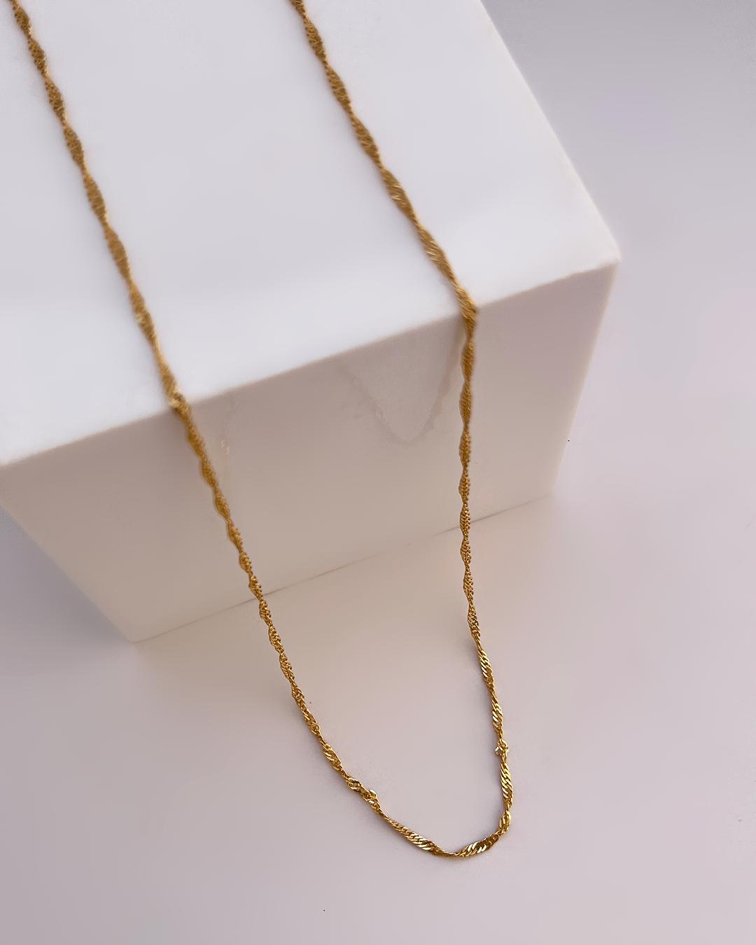 گردنبند طرح طلا زنانه Six