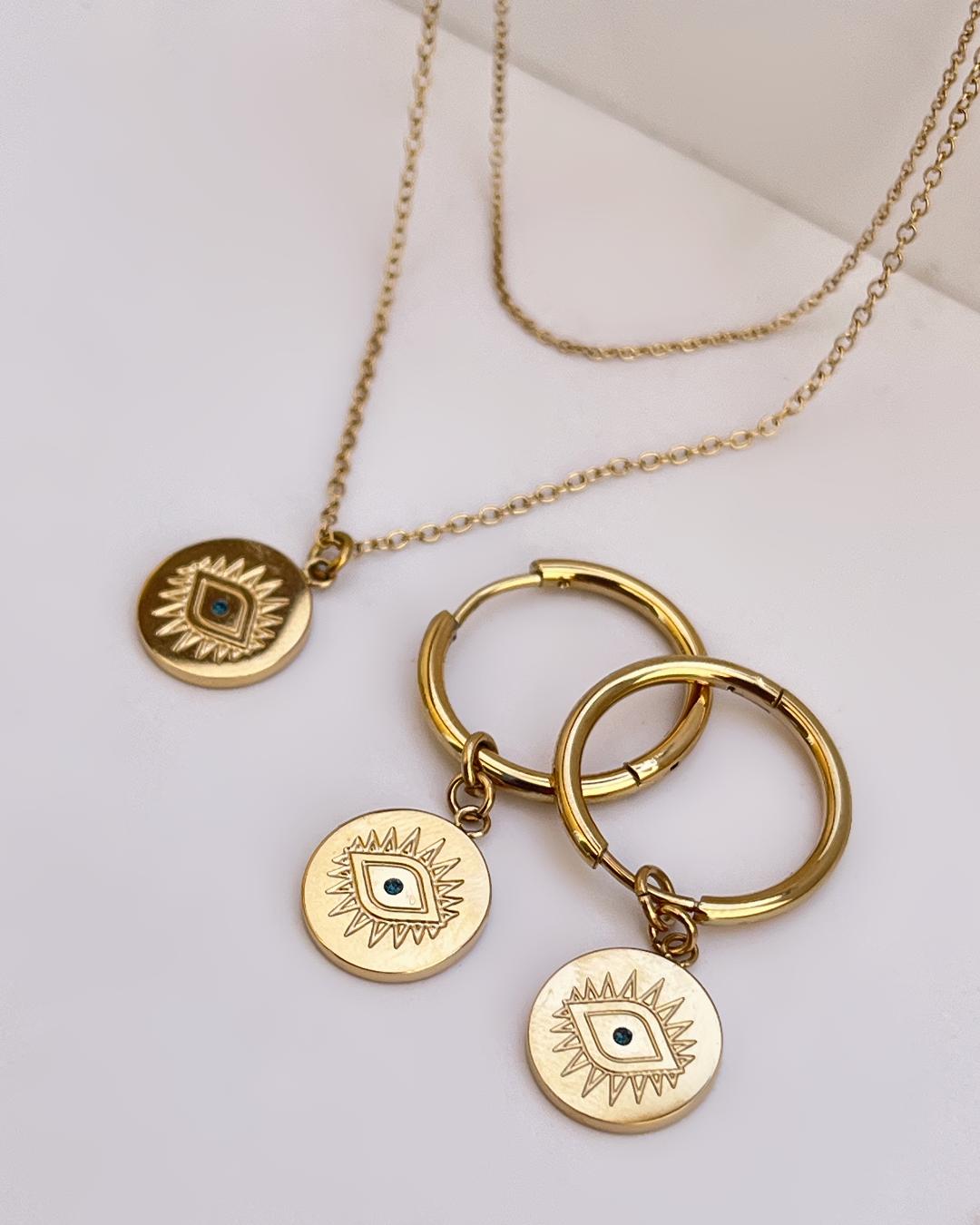 ست بدلیجات چشم نظر زنانه Tosh