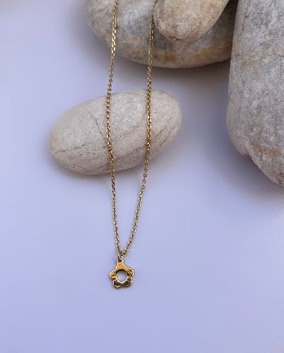 گردنبند گل زنانه I am